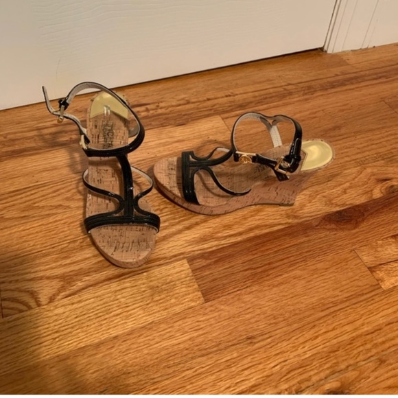 Michael Kors Wedge Sandal - Black - Picture 2 of 2